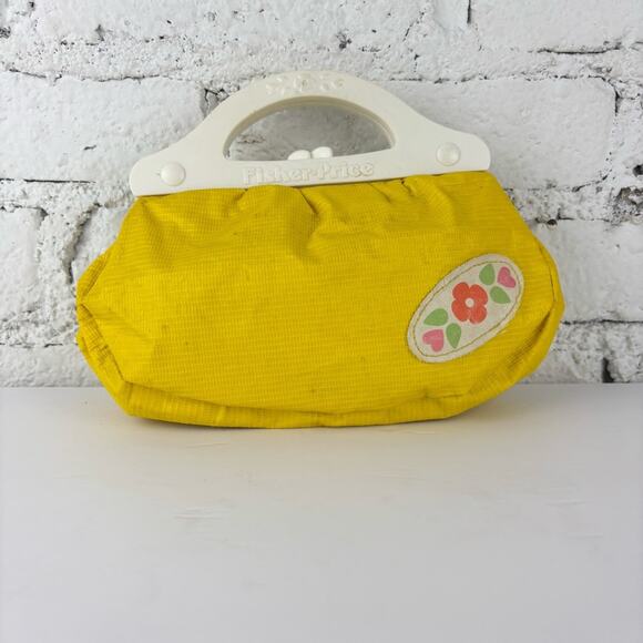 Fisher-Price Handbags - Vintage 80’s Fisher-Price My Little Purse with Floral Patch